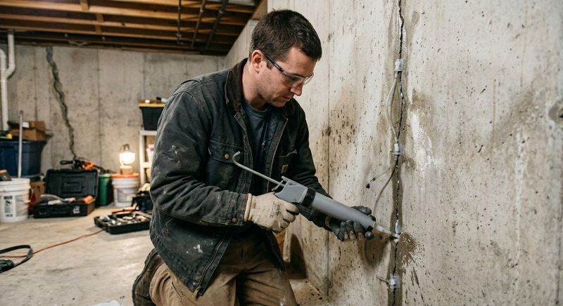 Basement Crack Repair in Evergreen, CO