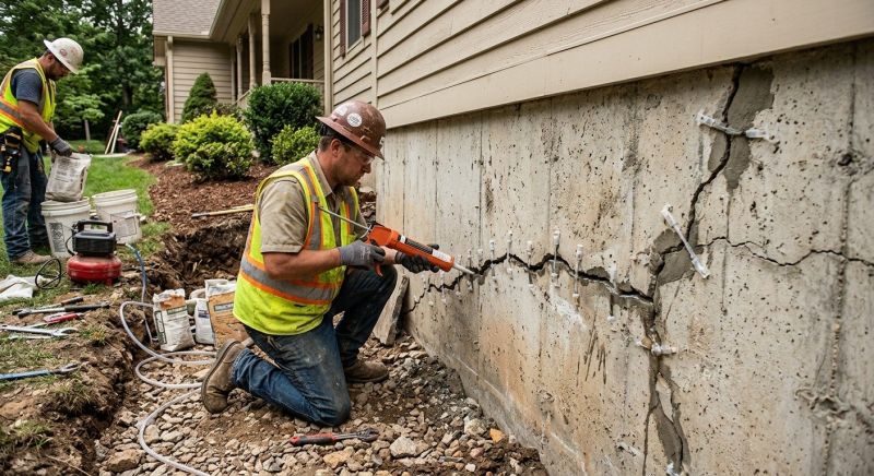 Cracked Foundation Repair in Park County, CO