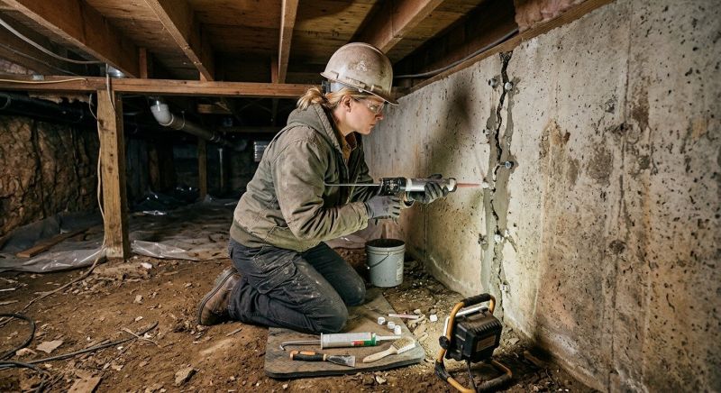 Crawlspace Foundation Repair in Douglas County, CO