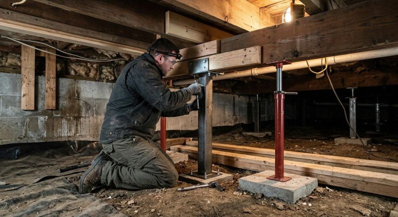 Crawlspace Structural Repair in Evergreen, CO