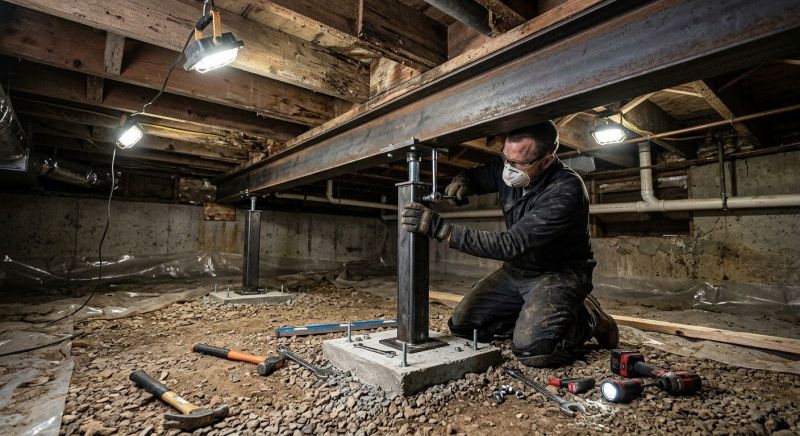 Crawlspace Structural Repair in Evergreen, CO