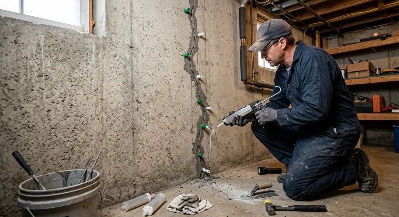 Foundation Crack Repair in Morrison, CO