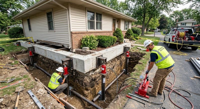 Foundation Jacking in Littleton, CO