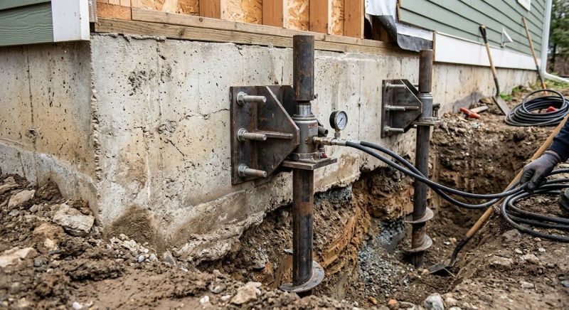 Foundation Pier Leveling in Evergreen, CO