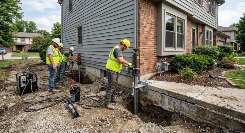 Foundation Stabilizing in Evergreen, CO