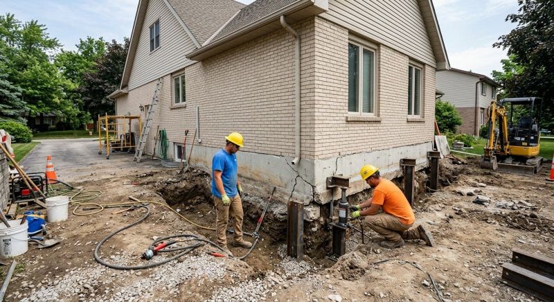 Helical Piers Installation in Evergreen, CO
