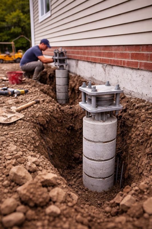 Helical Piers Installation in Evergreen, CO