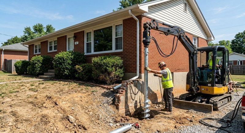Helical Pile Installation in Evergreen, CO