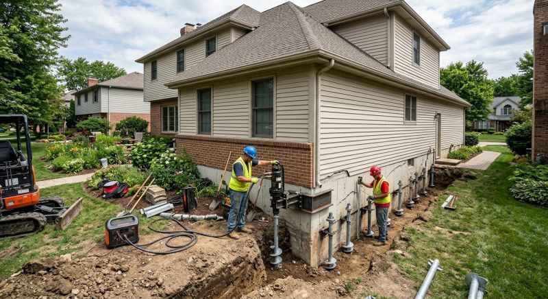 Helical Pile Installation in Evergreen, CO