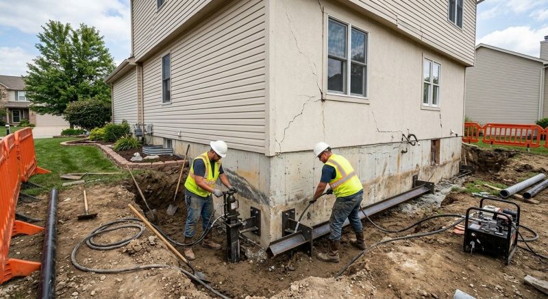 Sinking Foundation Repair in Englewood, CO