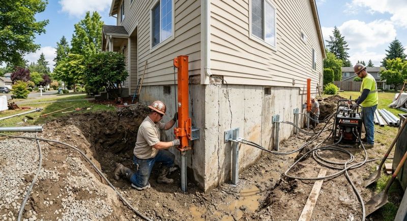 Sinking Foundation Repair in Jefferson County, CO